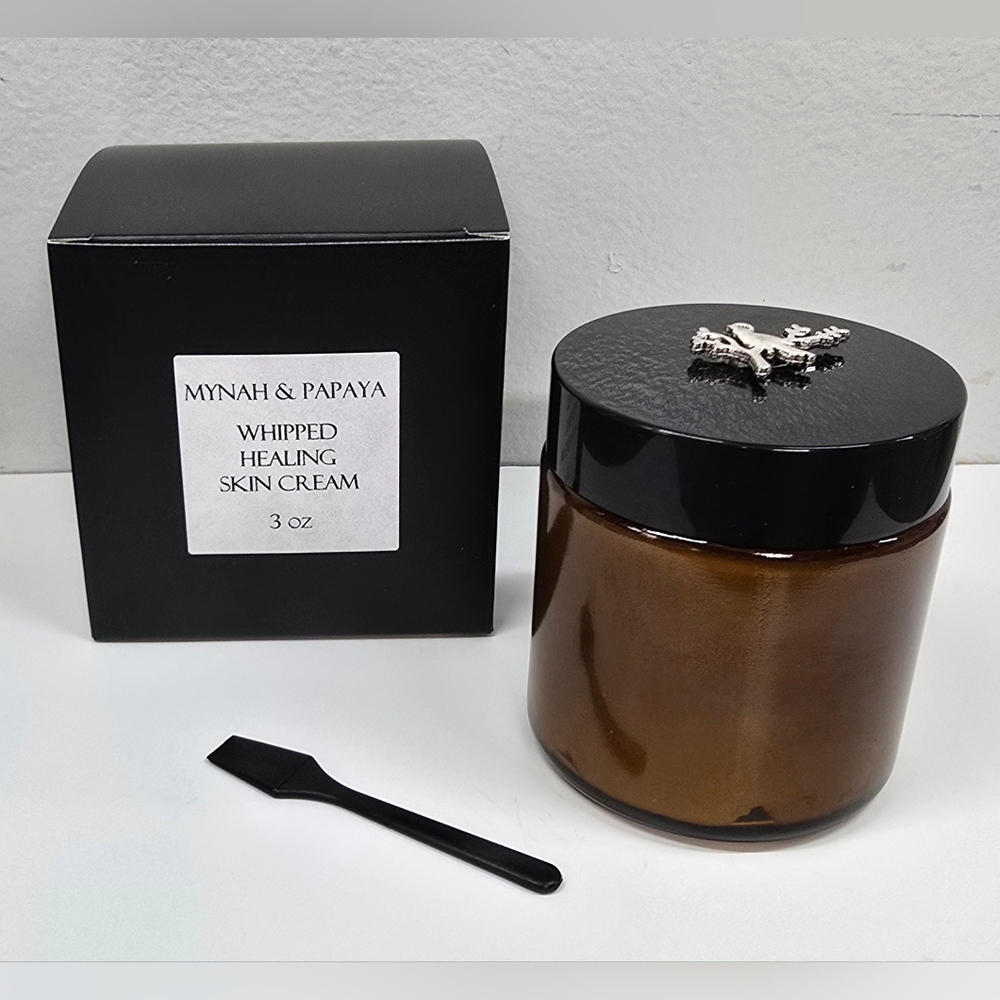 Mynah & Papaya Handcrafted 100% NATURAL Whipped Healing Body Creme 2 sizes avail